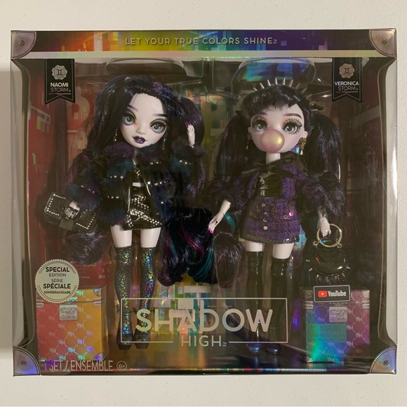 Shadow High Twins Naomi Storm & Veronica Storm Fashion Dolls w/Accessories-New - Picture 5 of 10